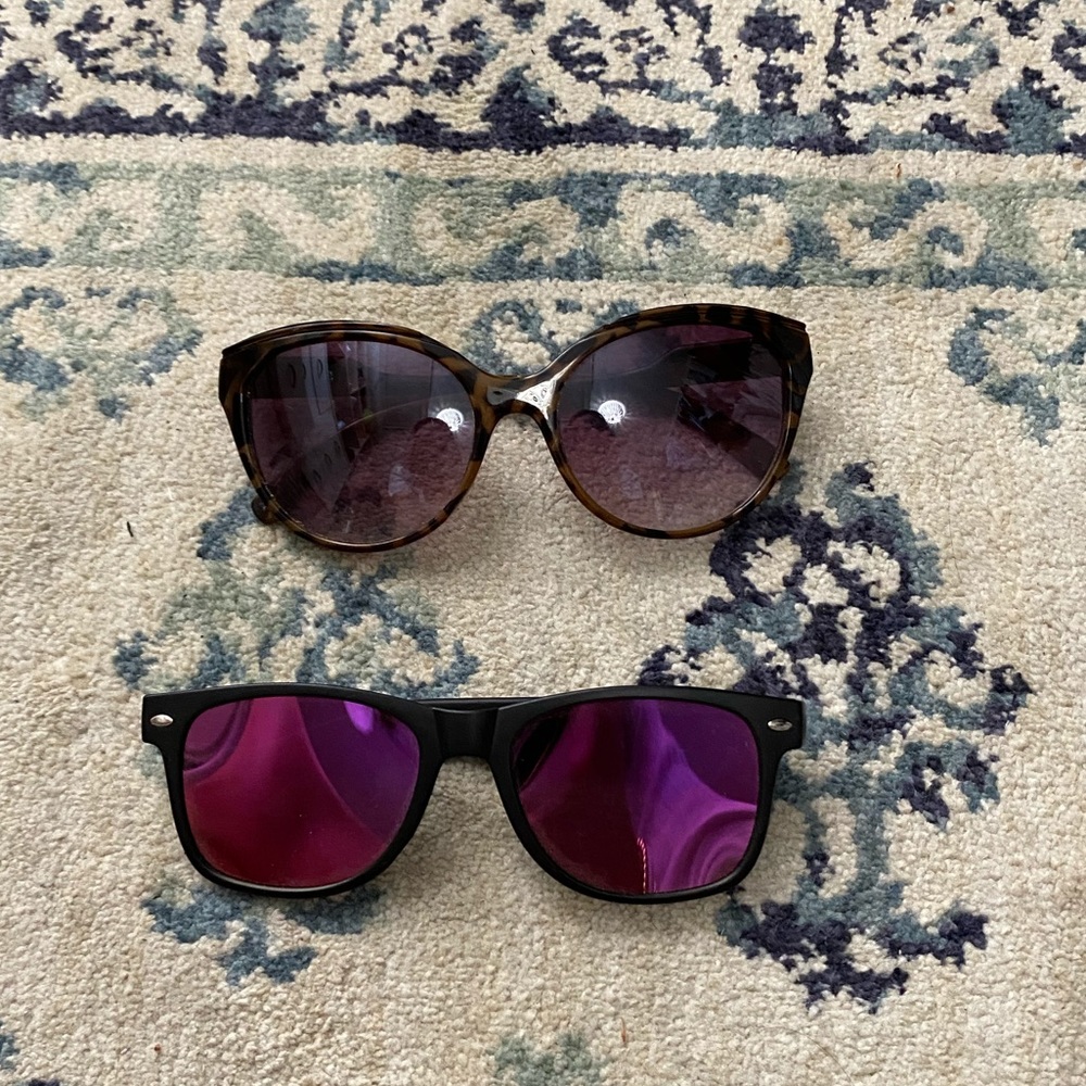 Two pairs of sunglasses